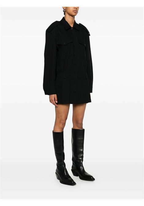 Black twill playsuit Alexander wang  - women ALEXANDER WANG | 1WC4246691001